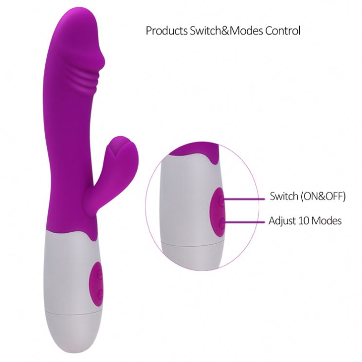 AV Wand Rabbit Wiederaufladbares Sex-Vibrator-Massagegerät für Erwachsene