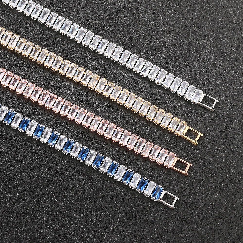 18 Karat echtes Gold überzogene Seilkette Curb Cuban Link Chain Fußkettchen-Armband